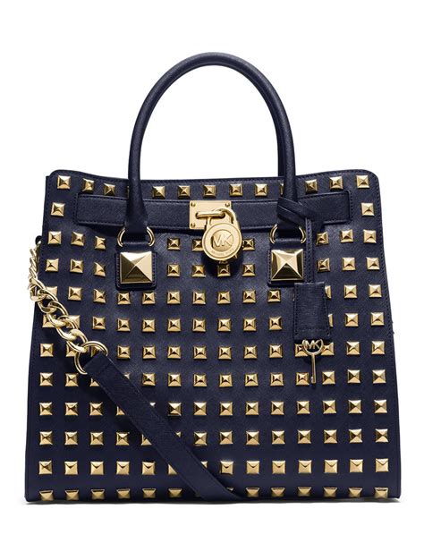 hamilton messenger bag michael kors|michael kors hamilton studded tote.